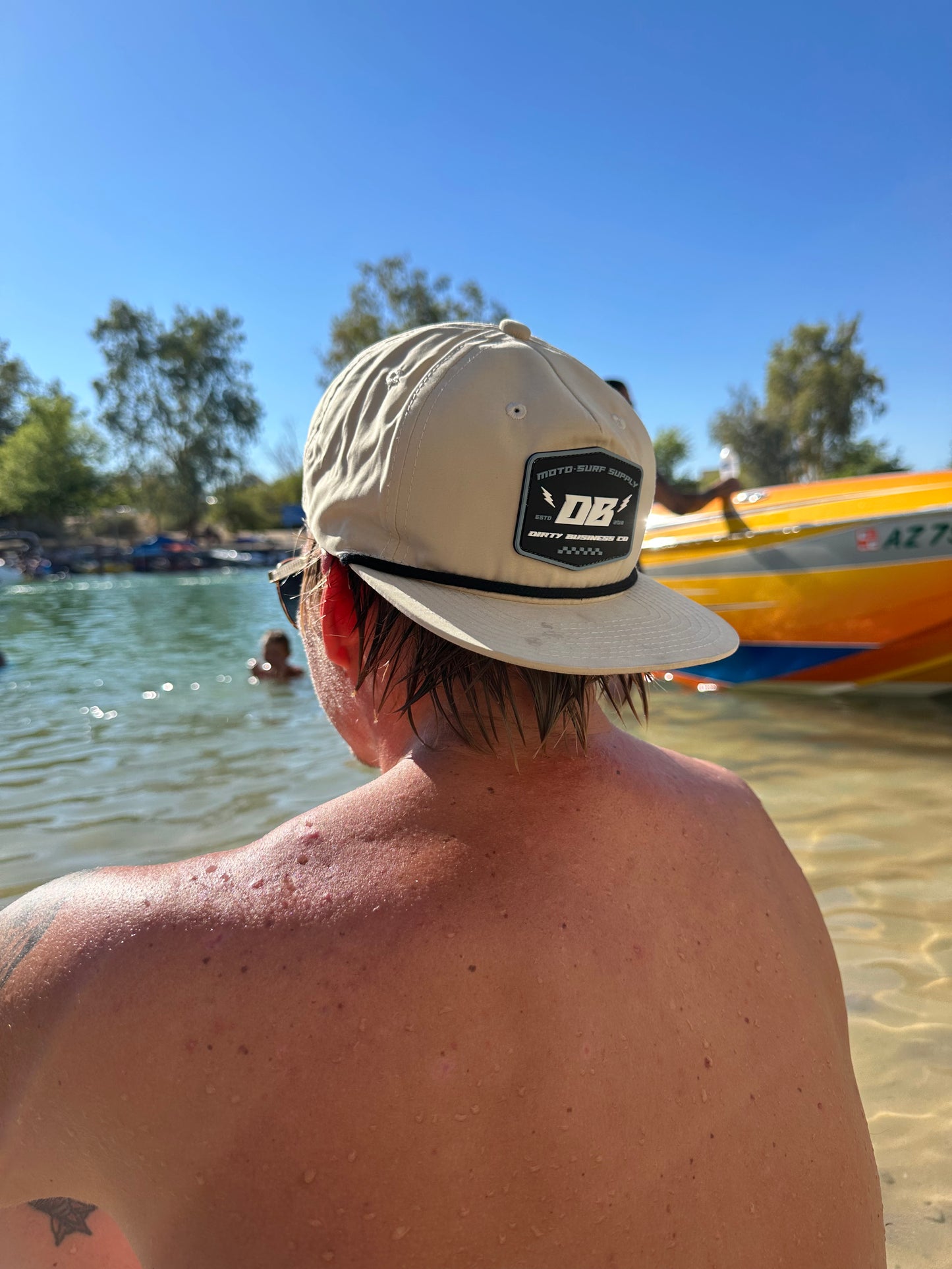 Motosurf Hat - Khaki/Black