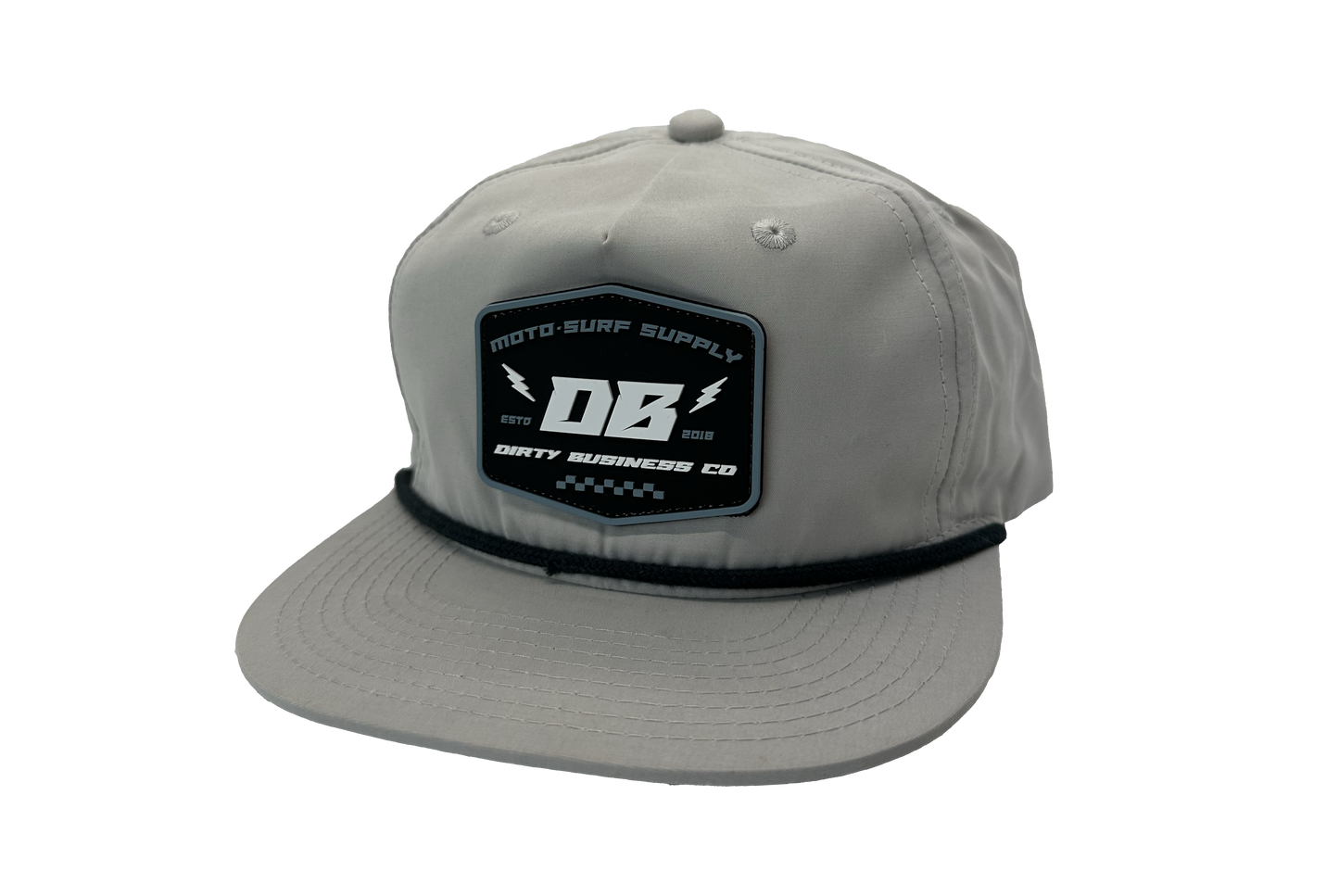 MotoSurf Hat - Charcoal/Black