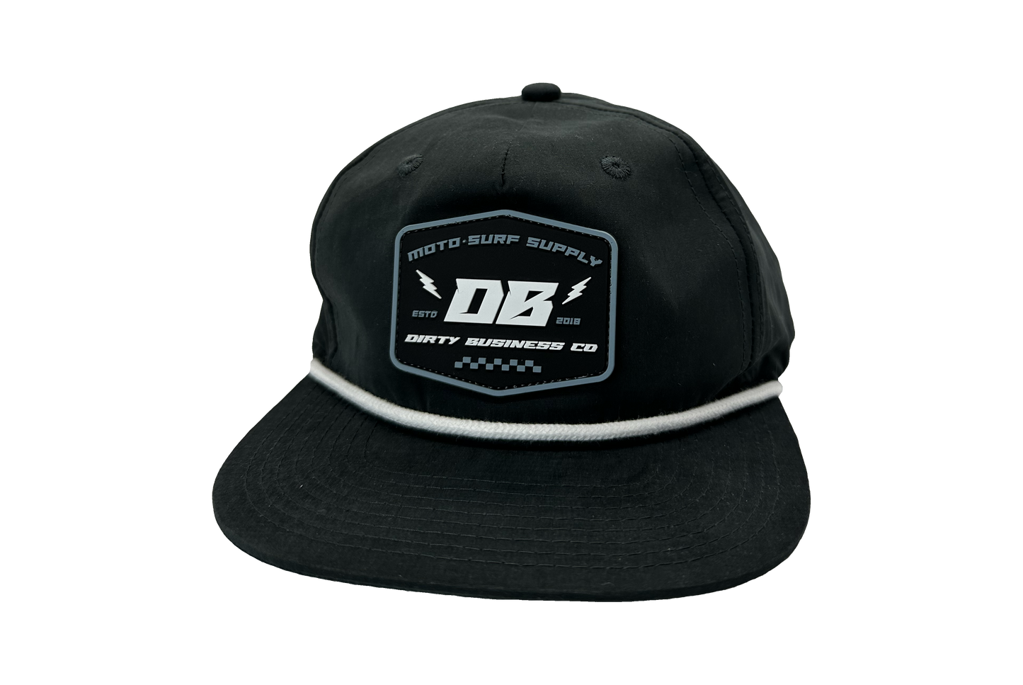 Motosurf Hat - Black/White
