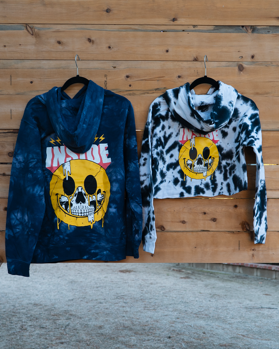 Dead Inside Cropped Hoodie