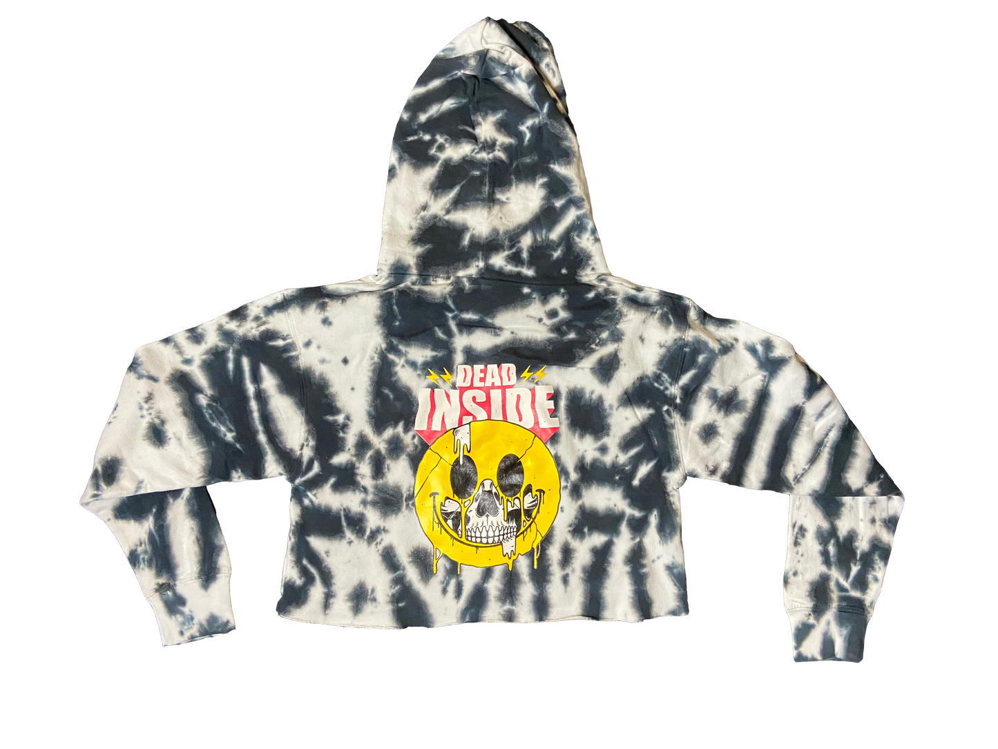 Dead Inside Cropped Hoodie