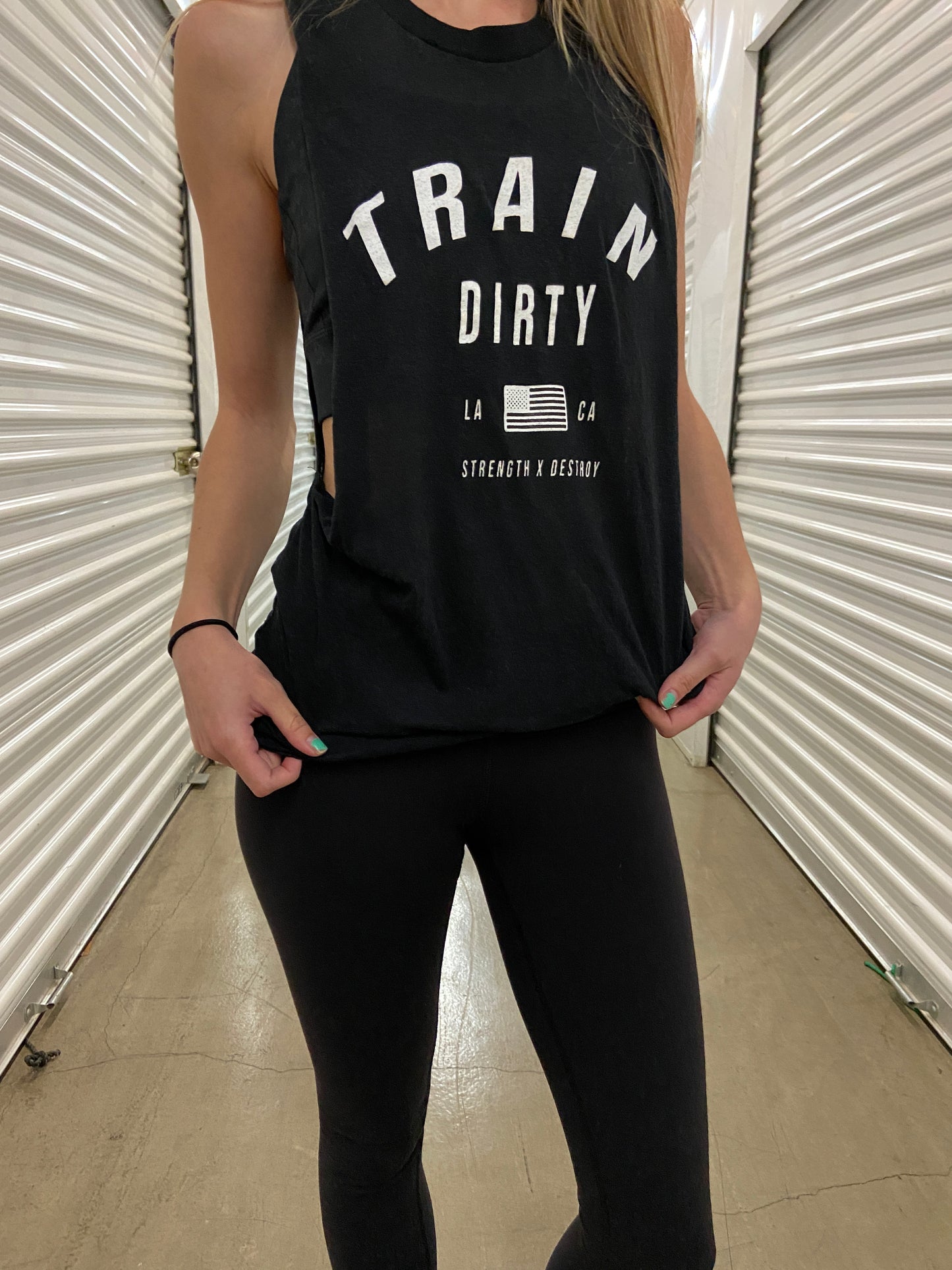 Train Dirty "Standard Issue" Womens Muscle Tank