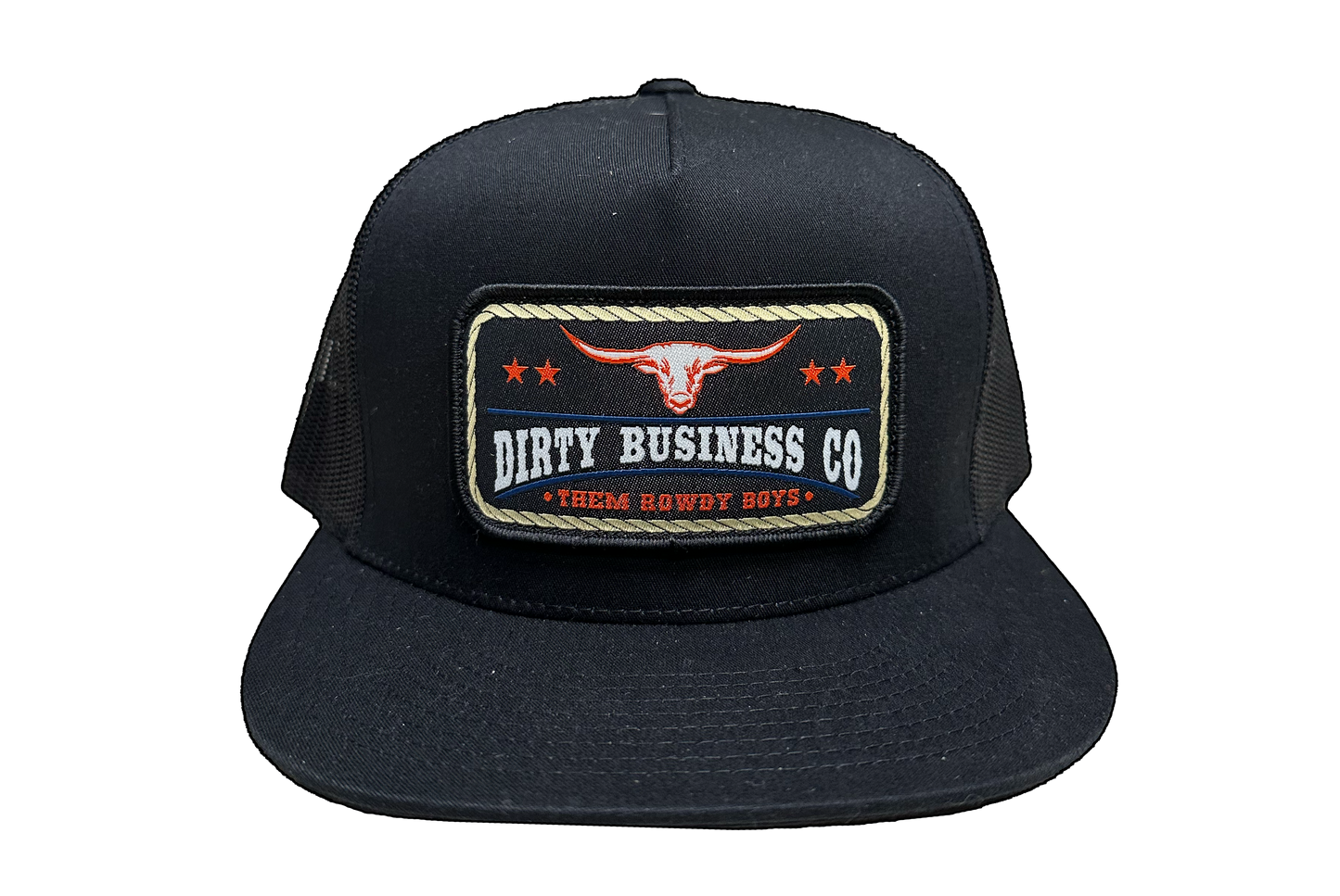 Stockyard Hat - Black Mesh Trucker
