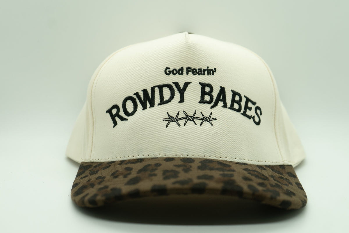 God Fearin' Rowdy Babes Hat (Leopard)