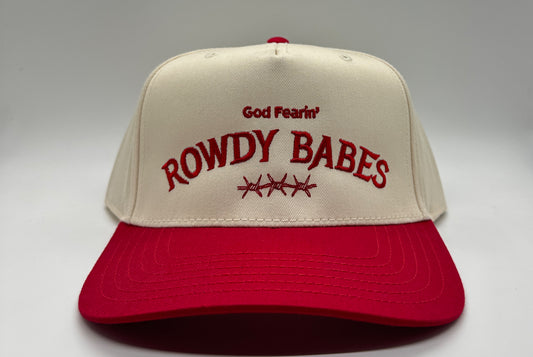 God Fearin' Rowdy Babes Hat (Red)