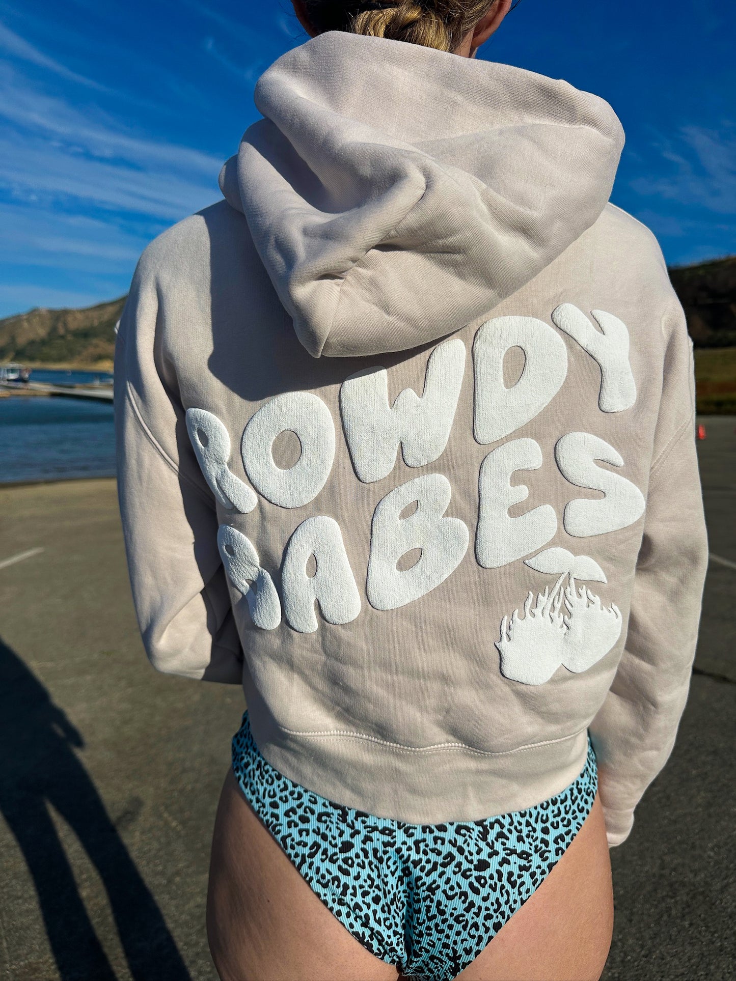 Call Me Later cropped hoodie