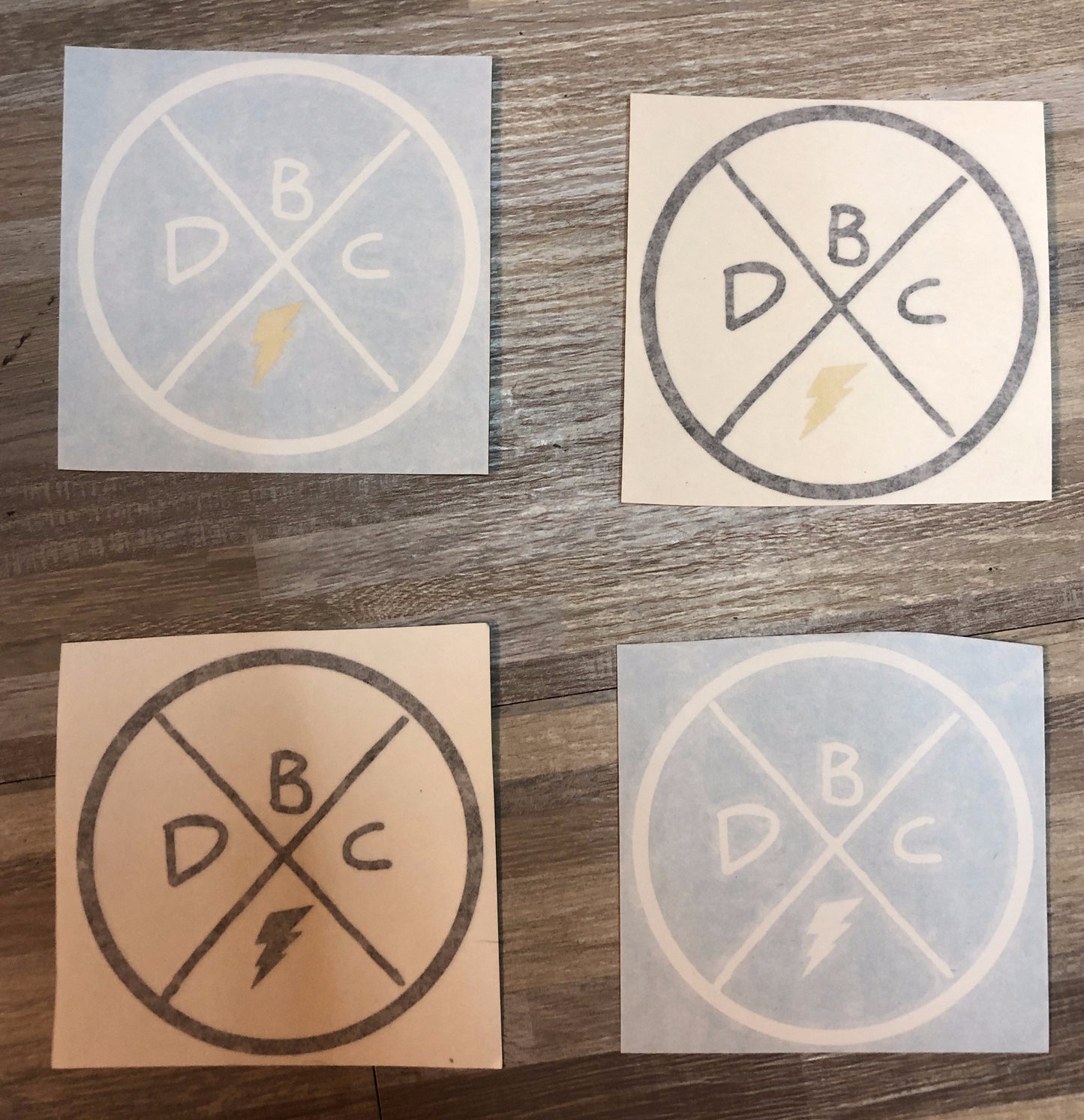 DBC Die Cut Vinyl Sticker