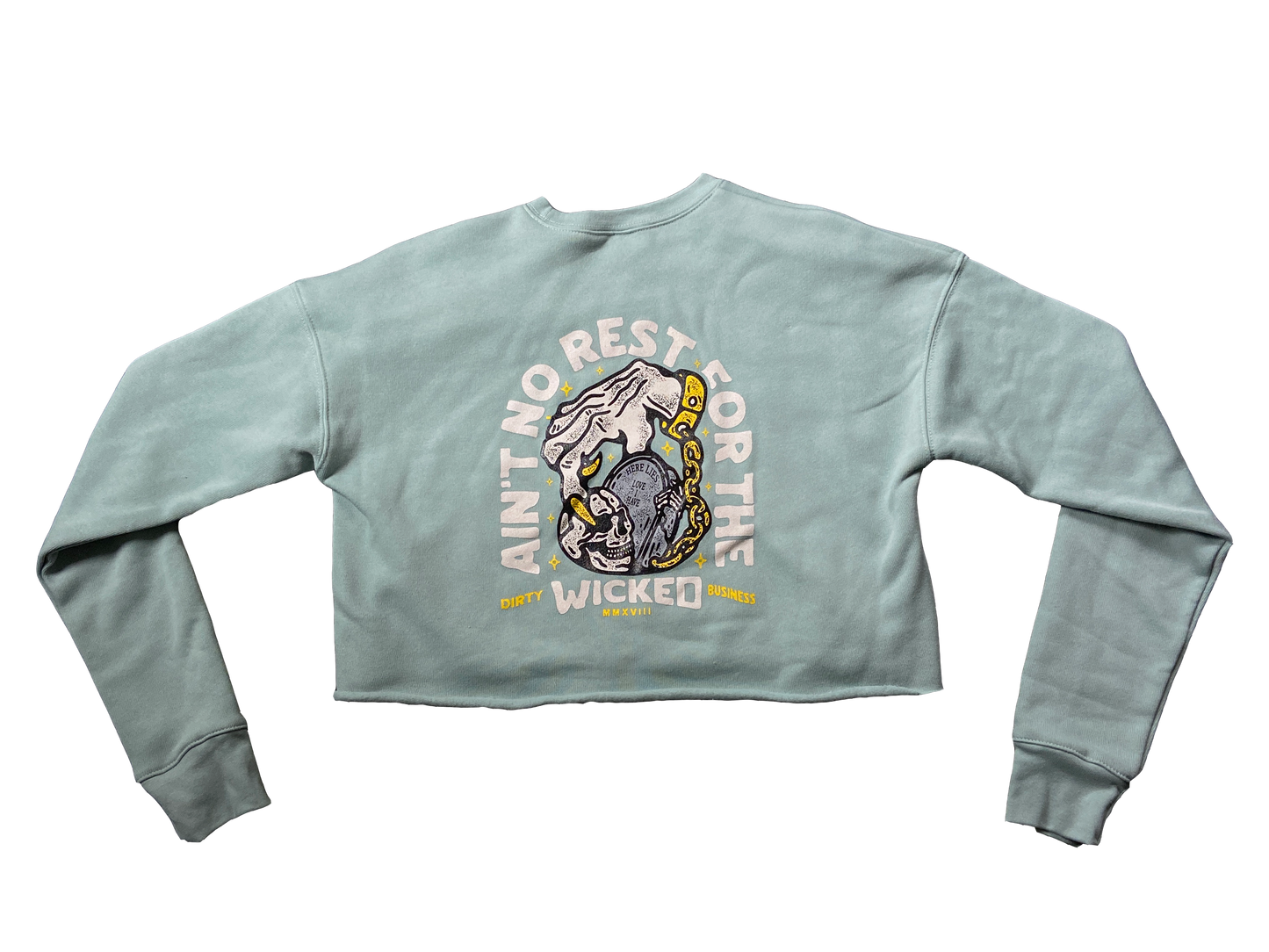 Insomnia Cropped Crewneck