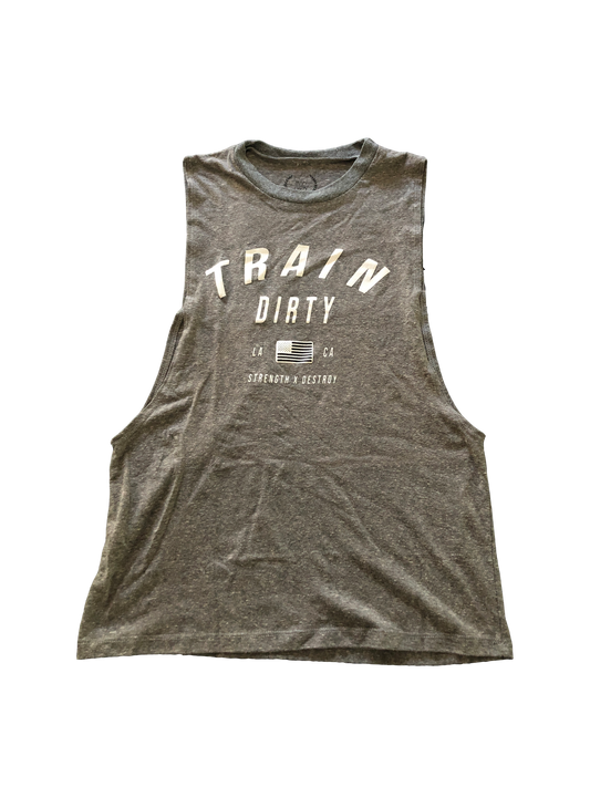 Train Dirty "Standard Issue" unisex muscle tank