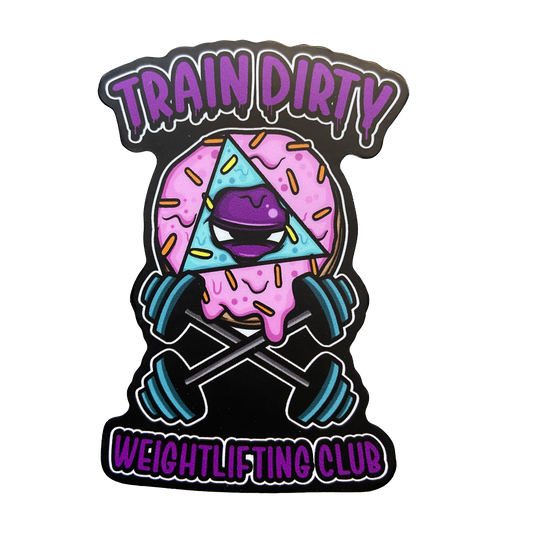 Train Dirty ThiccFit Sticker